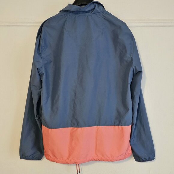 Herschel Supply Co. Voyage Coach Packable Jacket Windbreaker sz Large L Blue - Picture 2 of 12